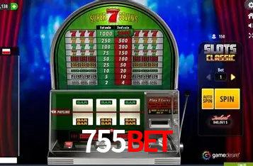 Tabela RTP dos jogos de cassino da 755bet